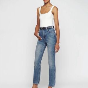 Reformation Liza Ultra High straight jeans